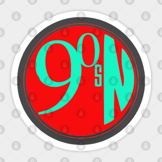 90s degree Sticker by 90’s Nostalgia Gear